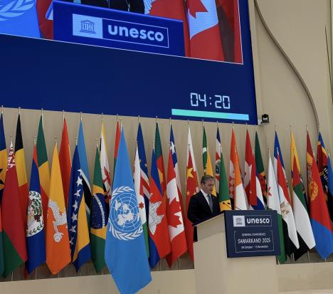 Ministar kulture Nikola Selaković na 43. Generalnoj konferenciji UNESCO