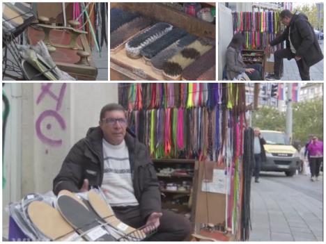 Mustafa Muja Mehmedović čistač cipela, kolaž