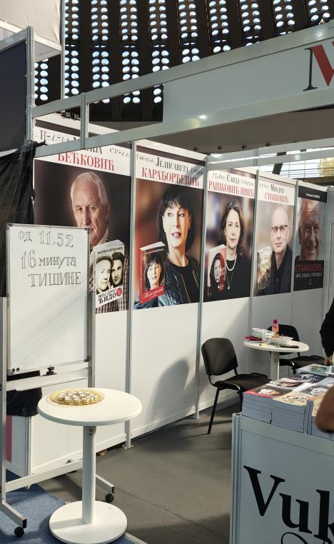Na Sajmu knjiga 16 minuta tišine