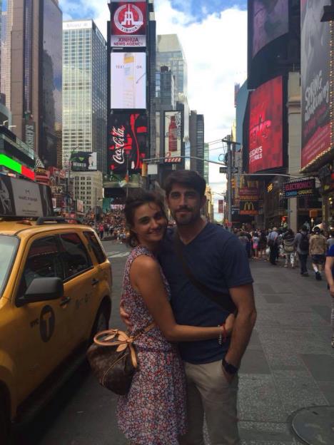 Veljko i Hajdana Paunović 2015. godine u Njujorku