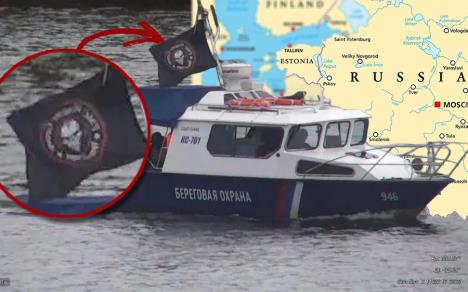 Estonija Vagner zastava gliser