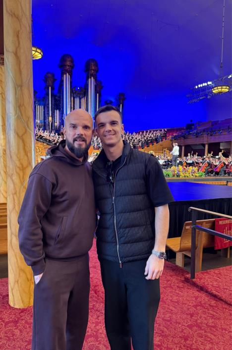 Boban Rajović sa sinom Andrijom