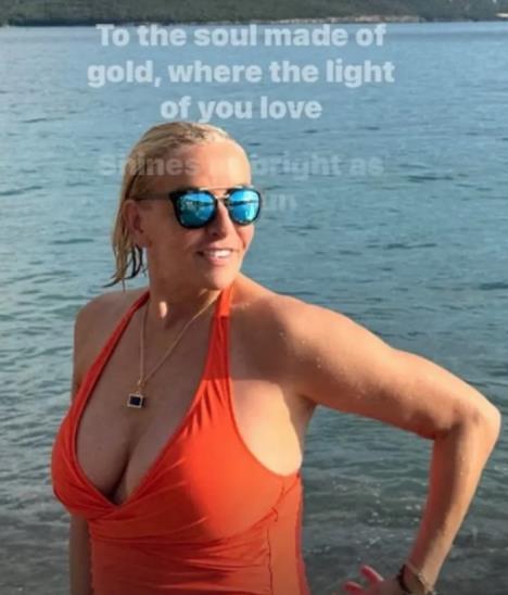 Ana Divac u kupaćem u novembru