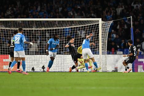 Detalj sa meča Napoli - Ajntraht