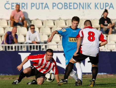 Fudbaleri Sevojna protiv BSK Borče u Kupu Srbije