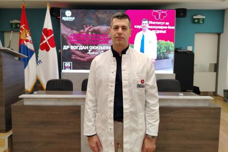 dr Bogdan Okiljević na Institutu Dedinje