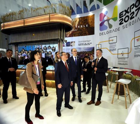 Predsednik Vlade Republike Srbije Đuro Macut u Šangaju