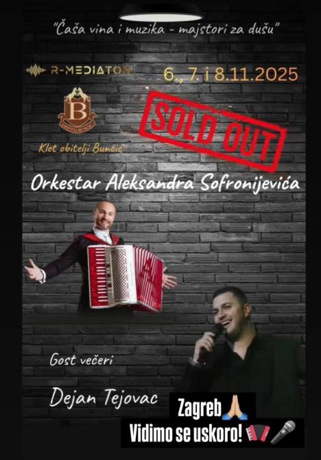 Aleksandar Sofronijević rasprodao drugi koncert