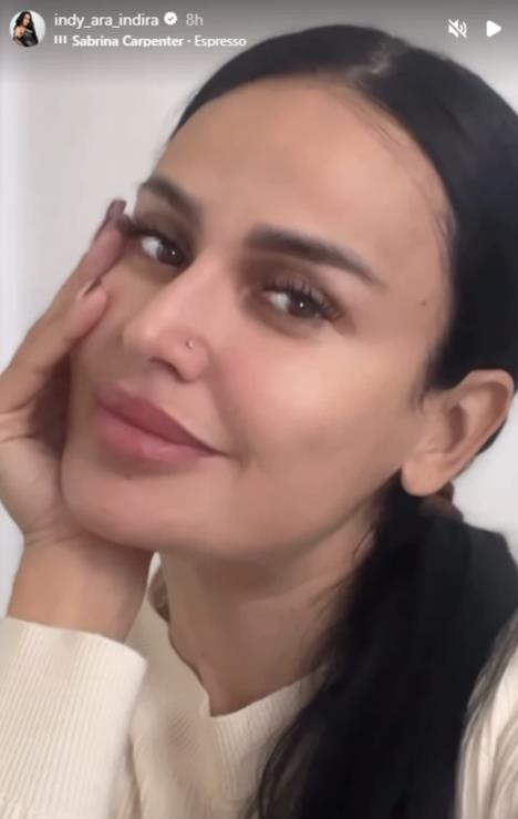 Indi pokazala lice bez šminke