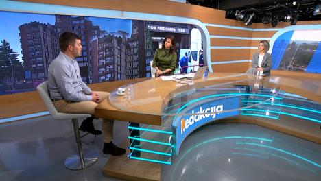 Saša Ristović i Ana Selak u studiju Kurir televizije