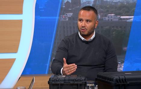 Miloš Jovanović u studiju Kurir televizije