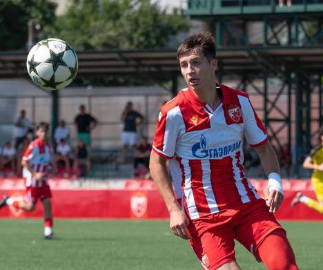 Dimitrije Šarić u dresu FK Crvena zvezda