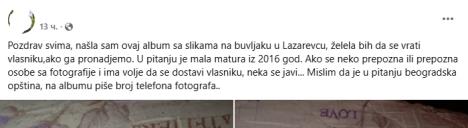 Branka na buvljaku našla album sa fotografijama