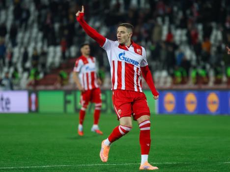 Bruno Duarte na utakmici između Crvene zvezde i Lila