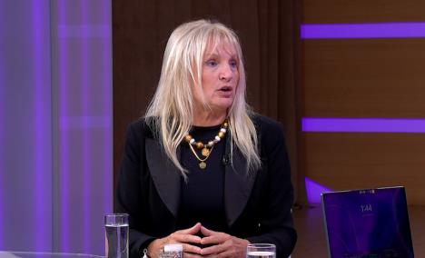 Vesna de Vinča u studiju Kurir televizije