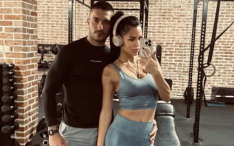 Bojana Rodić i Mirko Šijan poziraju u teretani