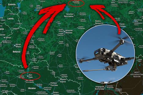 Ukrajina Rusija dron