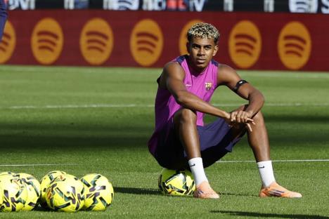 Lamin Jamal na novom stadionu Barselone