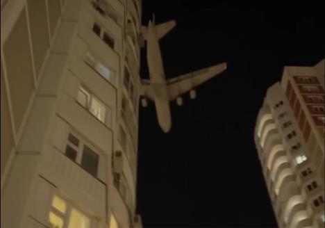 Moskva ukrajinski dron An-124 Ruslan