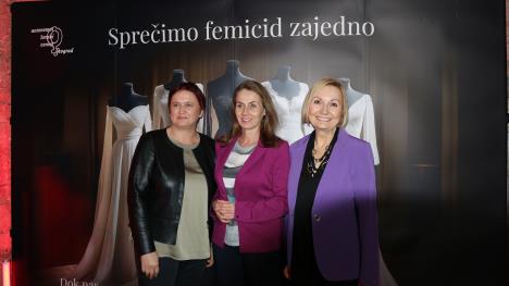 Vanja Macanović, Brankica Janković i Tanja Ignjatović