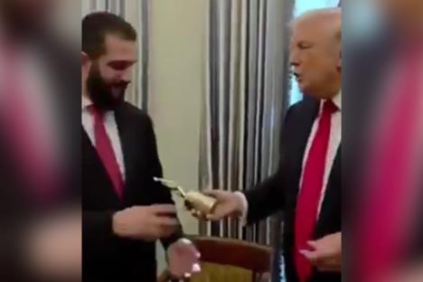 Ahmed al Šara Donald Tramp