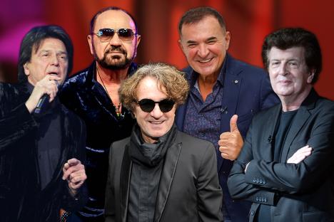 Goran Bregović Zdravko Čolić Momčilo Bajagić Bajaga Mile Kitić Mitar Mirić