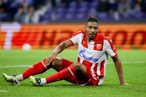 Franklin Tebo Učena u dresu Crvene zvezde protiv Porta