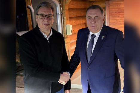 Aleksandar Vučić Milorad Dodik