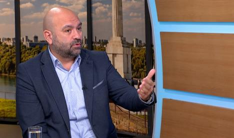 Nemanja Todorović u studiju Kurir televizije