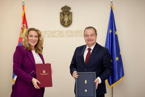 Snežana Paunović i Ivica Dačić