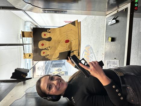 Jovana Živić u streljani