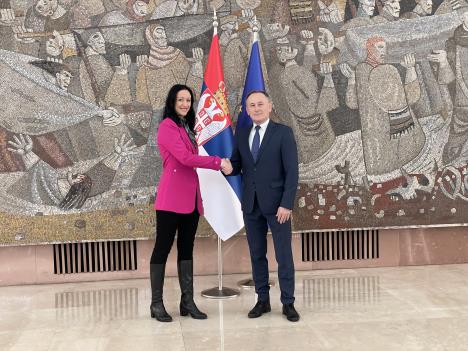 Jelena Žarić Kovačević i Jožef Mađar