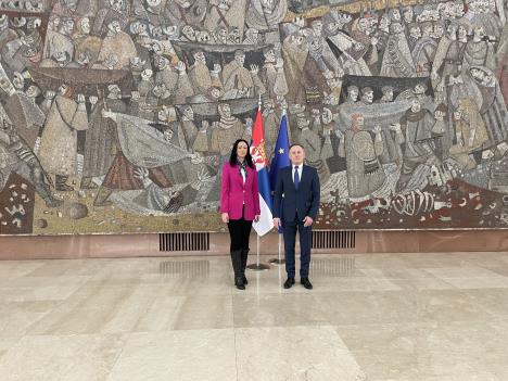 Jelena Žarić Kovačević i Jožef Mađar