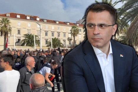 Đorđe Milićević Torcida Split protest