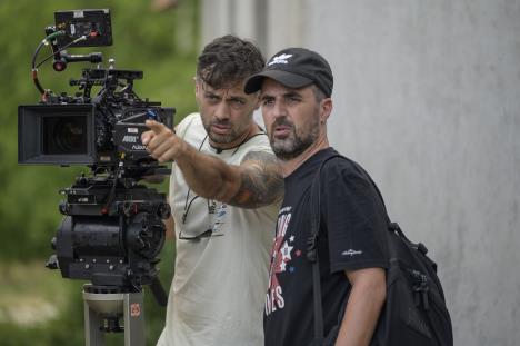 Saša Hajduković na snimanju serije Tvrđava