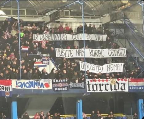 Sramne parole navijača Hrvatske na utakmici protiv Crne Gore