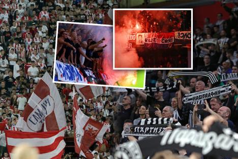 navijači Hrvatske Delije Grobari