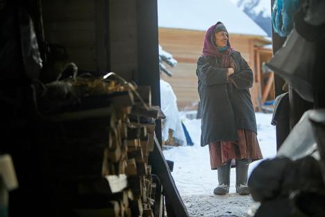 Porodica Likov u sibirskoj tajgi. Agafija Likov je poslednji preživeli član porodice.