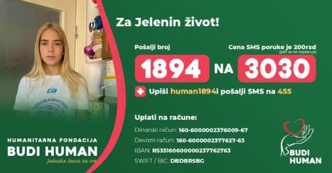 pomoć za Jelenu Mi&scaron;ić