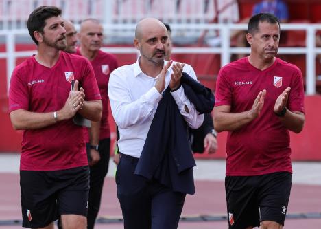 Milan Rastavac kao trener Vojvodine