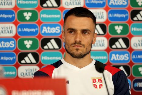 Filip Kostić na konferenciji pred utakmicu Letonije i Srbije