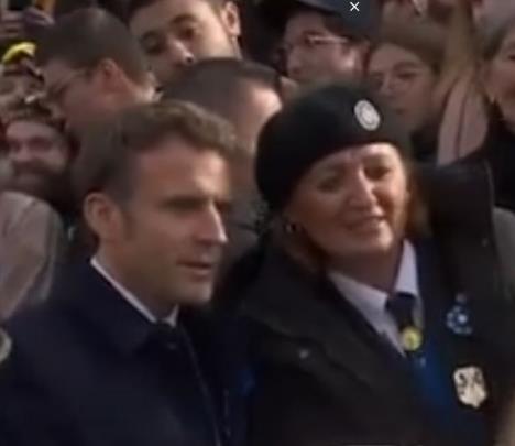 Slađana Stamenović i Emanuel Makron