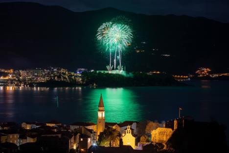 Budva doček Nove godine 2026.
