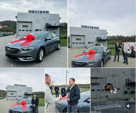 Boban za 20 godina rada dobio automobil