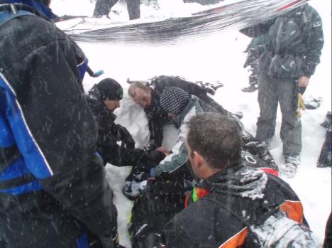 Met Potrac bio je zakopan pod snegom 5 sati