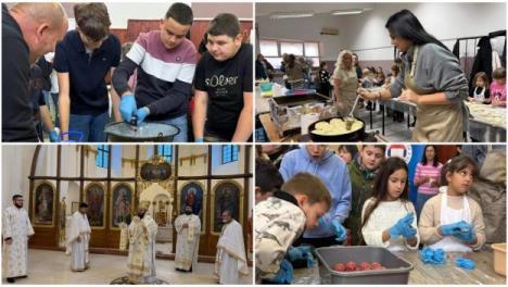 Fondacija sveta Petka, deca prave hranu, kombo