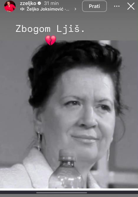 Željko se oprostio od Ljilje