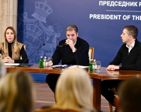 Aleksandar Vučić Dubravka Đedović Handanović