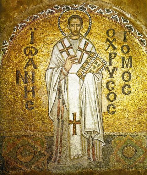 Sveti Jovan Zlatousti, mozaik u Aja Sofiji u Istanbulu