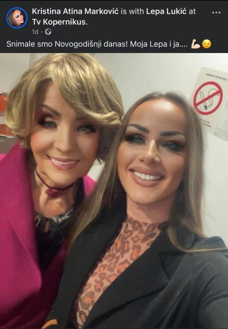 Lepa Lukić i Atina ferari